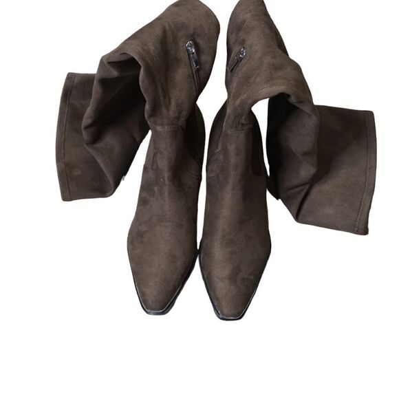 Marc Fisher Yakima Brown Suede Over the Knee Boots, Size 7 - Picture 9 of 9